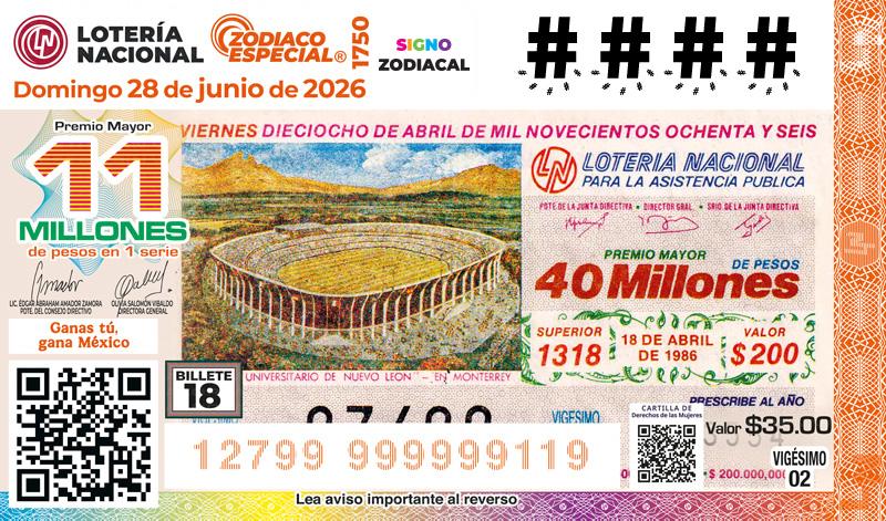 Cachito 18 - 1986 Estadio Universitario de Nuevo León